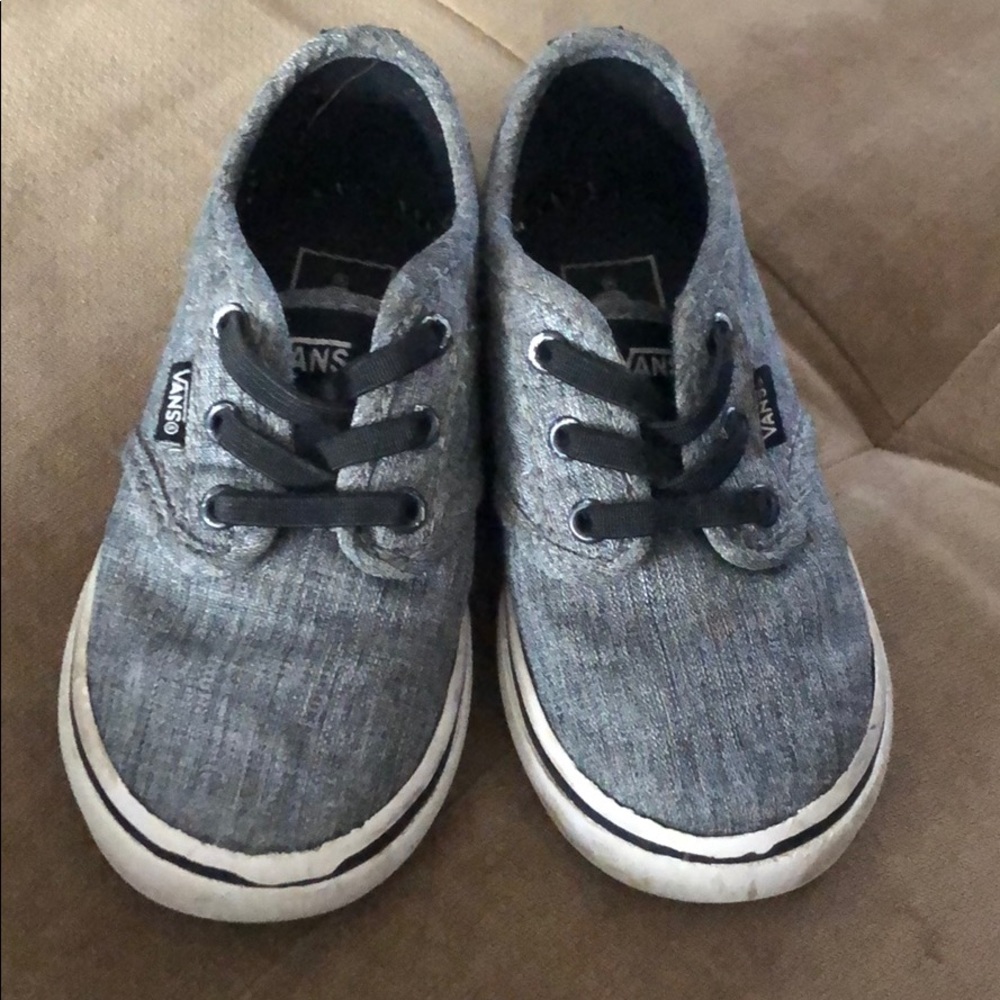 Vans slip on shoes.